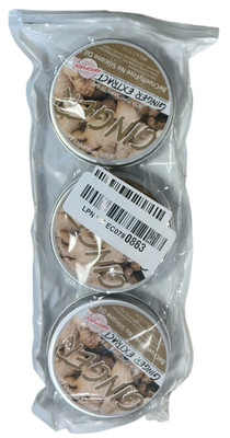 3-Pack GINGER Vegan Organic Shampoo Bar Natural Dry Thin, Fine Hair, 1.92oz each