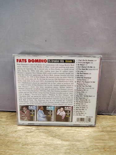 FATS DOMINO * 25 Greatest Hits Volume 2 CD Sealed - Picture 2 of 4