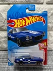 Hot Wheels Then And Now 8/10 '70 Chevy Camaro RS 179/250 Blue