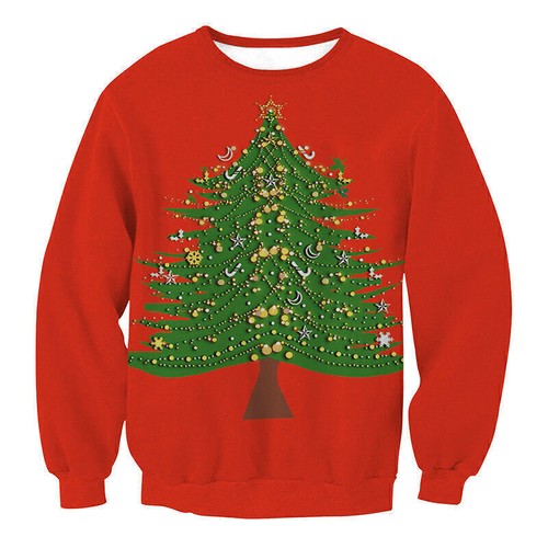 Christmas Ugly Sweater Couple Mens Womens Jumper Xmas Party Pullover Sweatshirt~ - Picture 23 of 45