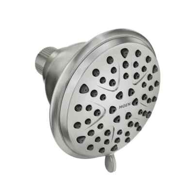 Moen 218W0SRN Attune 8-Function Wall Mount Fixed Showerhead, Spot Resist Nickel