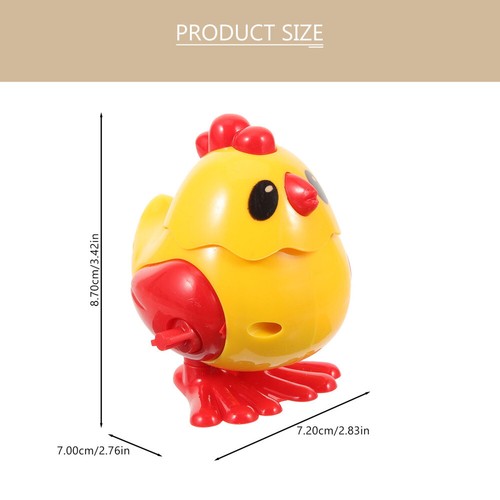 3 Pcs Clockwork Jumping Chicken Toys Child Windup for Kids Rooster - Picture 5 of 12