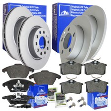 ATE Bremsscheiben Ø288 Ø230 + Beläge vorne hinten für Audi A1 Seat Skoda VW Polo