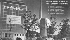 1940 New York Worlds Fair Crosley Building Exterior View Postcard AA71318