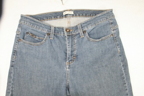 Jeans azules de mezclilla Lee para mujer 32 x 30 en la parte inferior de la cintura - Imagen 9 de 9