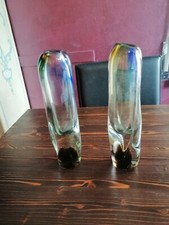 Copia Di Vasi Di Murano In Vetro Sommerso Anni 70