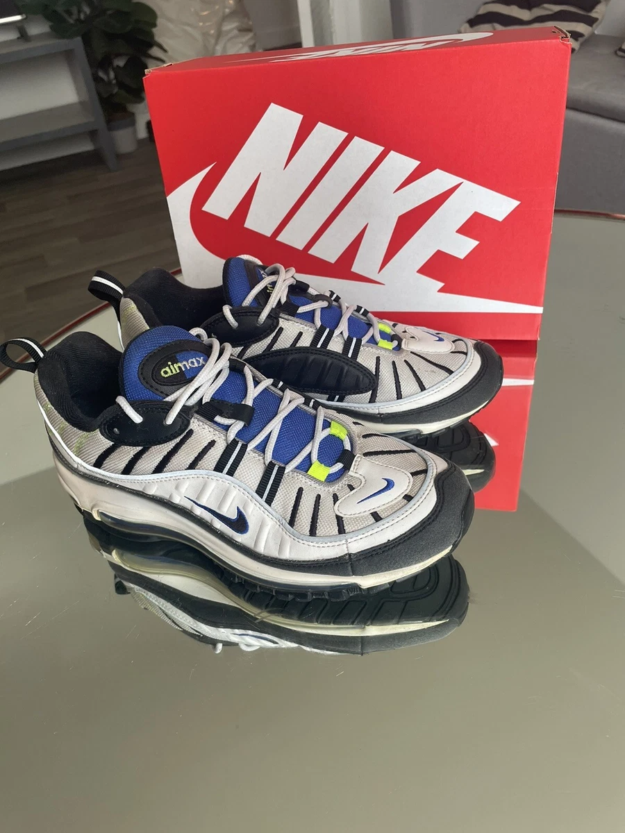 Nike air max top 98 black blue volt
