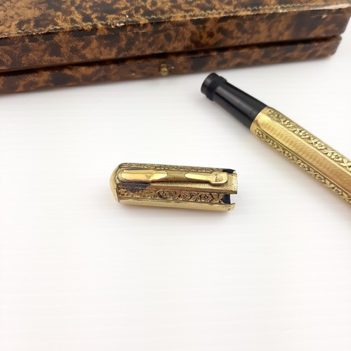 Antica penna per pennino in scatola originale oro 18K (manca il pennino) STAR - Picture 4 of 6