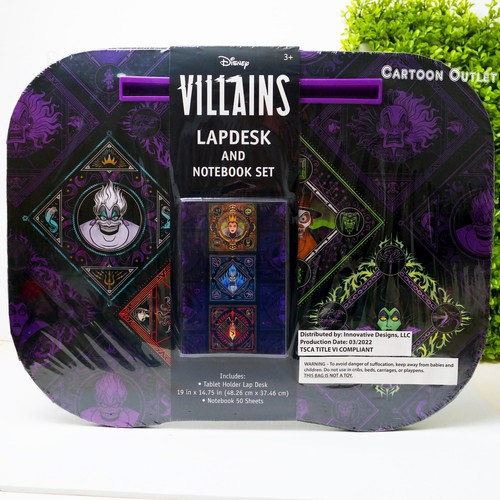 Disney Villains Tablet Holder Lap Desk & Notebook Set - 19" x 14.75" Evil Queen - 第 1/6 張圖片