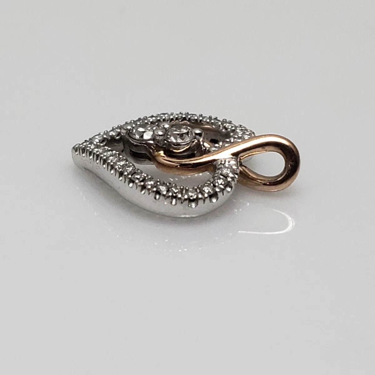 Kay Jewelers 14k White Rose Gold .25 cttw Diamond