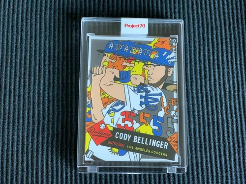 2021 TOPPS PROJECT 70 #211 CODY BELLINGER *ENCASED ART ERMSY*  DODGERS