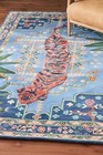 Hand-Tufted Tiger Print Area Rug Contemporary-Boho Fusion Vibrant Eclectic Style