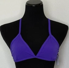 Jolyn Bikini Top Triangle Medium Purple New with tags