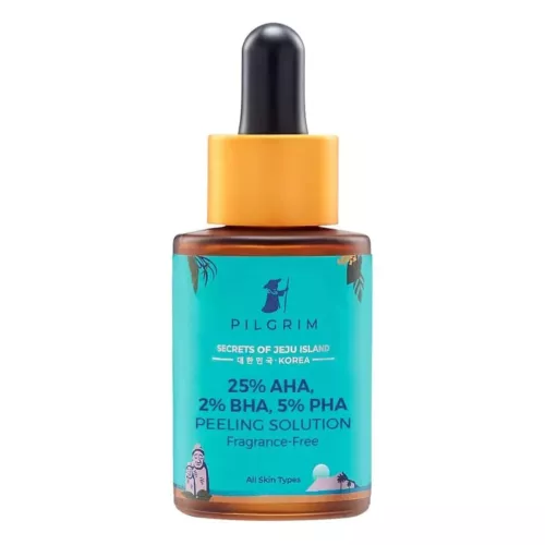 Pilgrim 25% AHA + 2% BHA + 5% PHA Peeling Solution For Face 30ml