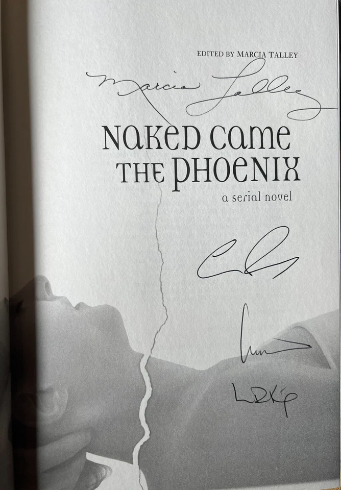 SIGNED by 4! Naked Came the Phoenix 2001 Serial Novel  First Edition HC w/DJ - Image 2 of 4