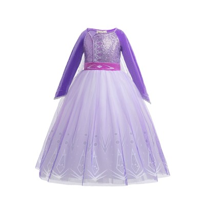 ELSA & ANNA  Mädchen Kostüm Schneekönigin Prinzessin Kleid Halloween Kostüm EL2109