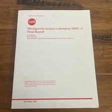 NASA Engineer Owned Technical Manual Microgravity Science Laboratory 1998 Report