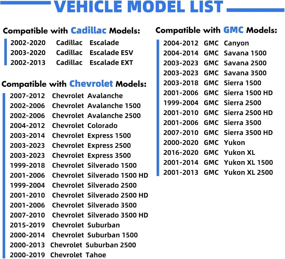 Kit de pernos de leva inclinada de alineación delantera para Silverado 1500 99-18 2 ruedas Foto 4 de 4