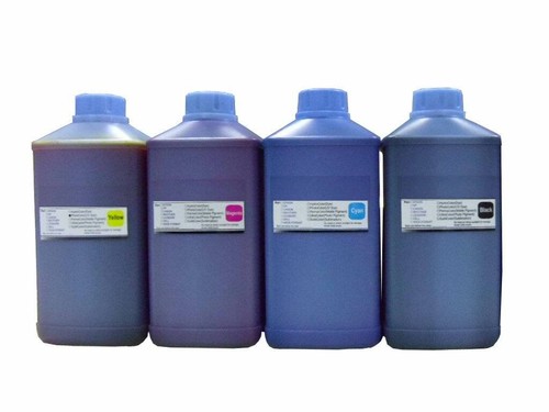 4X 1000ml Dye Refill Ink For Epson Refillable Cartridges CIS CISS B Y M C - 第 1/1 張圖片