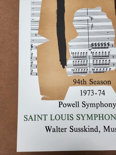 Robert Motherwell, "St. Louis Symphony" (1973) - screenprint poster - ULAE - Picture 2 of 6