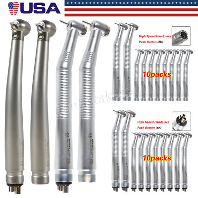 Dental High Speed Handpiece Fiber Optic Turbine Fit NSK Pana Max 2/4Hole Turbine