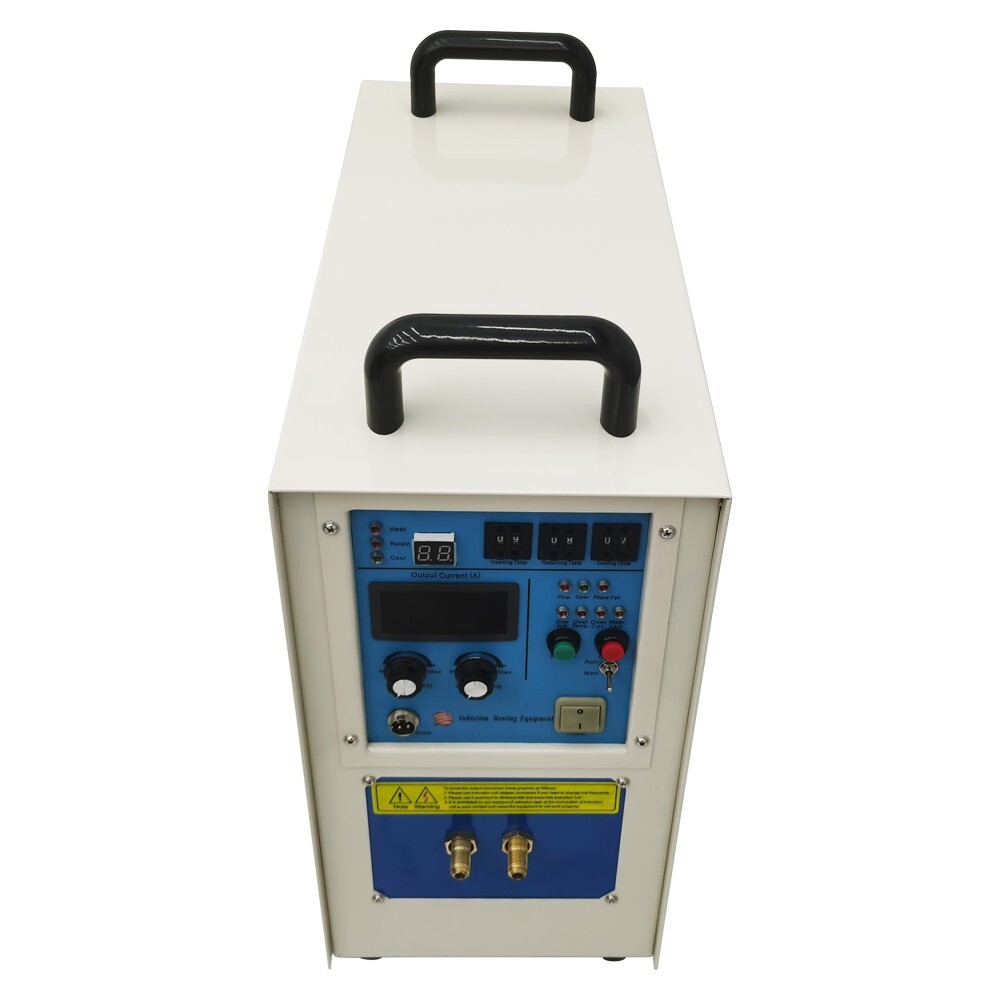 220V 15KW Single Style High Frequency Induction Heating Furnace Machine Water...