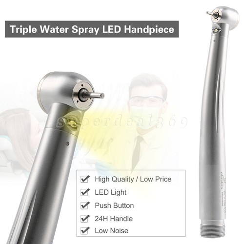 Pieza de mano de turbina dental de alta velocidad estilo NSK LED/cartucho de 2/4 orificios sin LED - Imagen 25 de 50