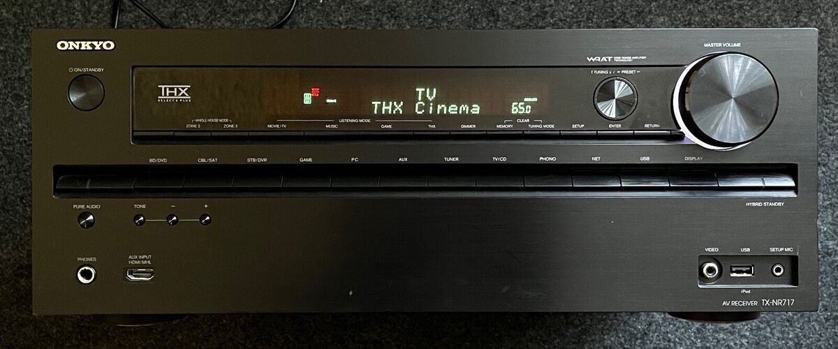 Onkyo TX-NR717 Network AV Receiver - !!!PARTS ONLY!!! | eBay Onkyo TX-NR717 Network AV Receiver - !!!PARTS ONLY!!! | eBay