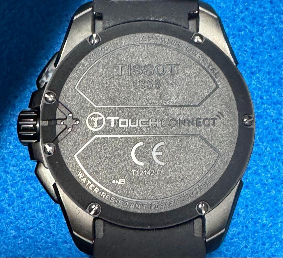 TISSOT T-touch connect T1214204705103 men's analog black TISSOT T-touch connect T1214204705103 men's analog black