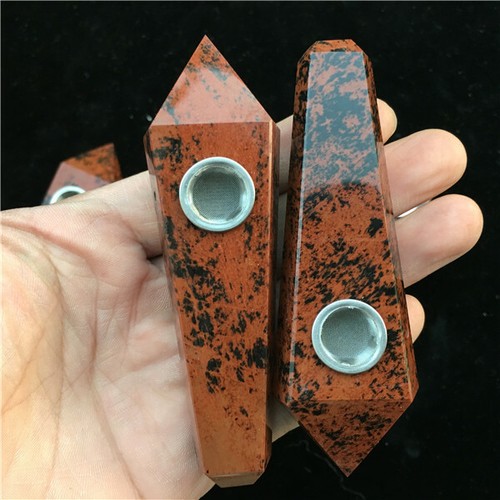 Tupas de cristal de cuarzo natural varita de obelisco puntiagudo pipa para fumar reiki regalo de curación. - Imagen 106 de 123