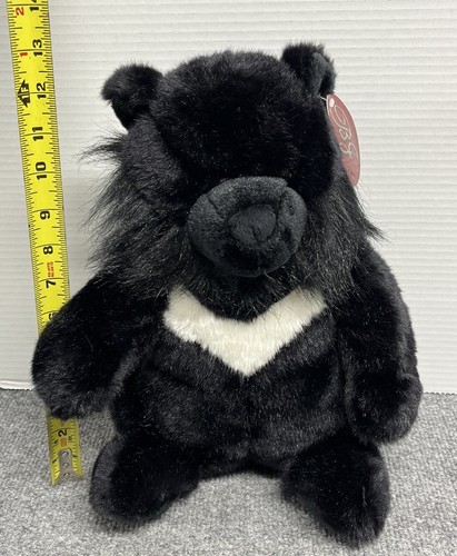 BJ Toy Co Black Bear 12" Plush Stuffed Animal - Picture 4 of 5