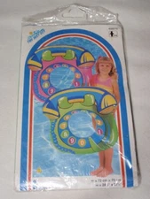 Intex The Wet Set Inflatable Green Telephone Phone Swim Ring Pool Float