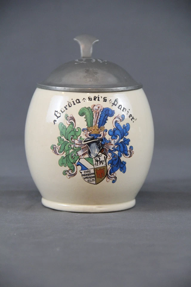 Studentica Krug Bardia Ehre Freundschaft Vaterland 1923 Tübingen - Bild 2 von 4