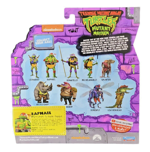 TMNT Raphael The Angry One Teenage Mutant Ninja Turtles Mutant Mayhem Action - Picture 2 of 6