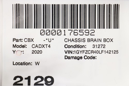 2019 - 2023 CADILLAC XT4 LIFTGATE TAILGATE CONTROL MODULE UNIT OEM 84591525 - Foto 11 di 11