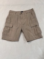Levi's Men's Cargo Shorts Size 36 Khaki Beige Cotton Flat Front Casual Hike