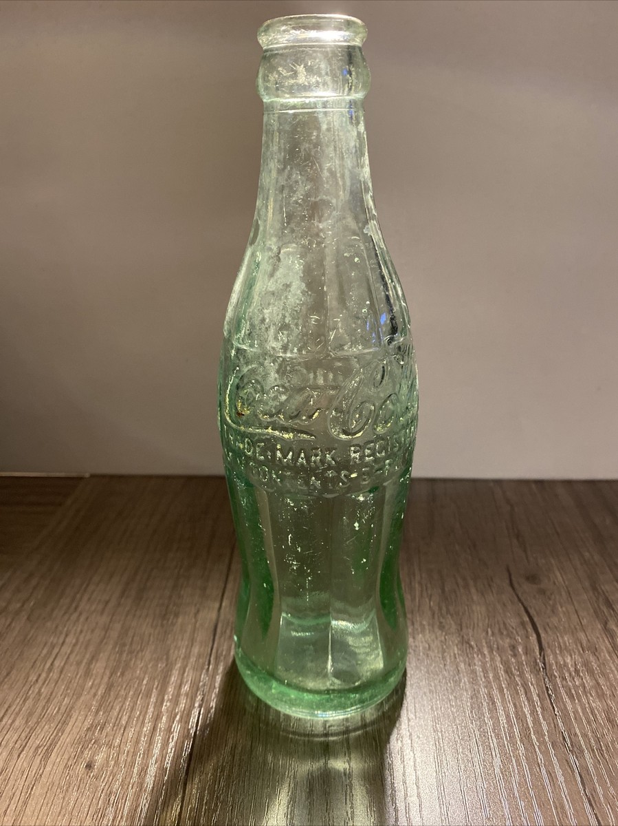 Vintage Coca Cola Green Hobbleskirt bottle Washington GA Pat D