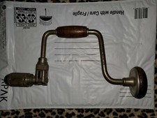 Rare Stanley Tools No 1145 10 in. hand drill brace