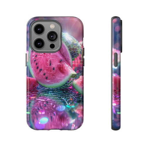 Watermelon Disco Ball Fruit Phone Case for iPhone, Samsung Galaxy, Pixel - 第 32/161 張圖片