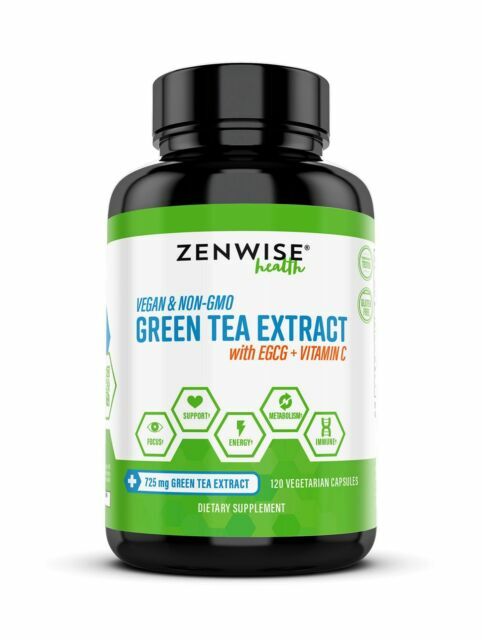 Zenwise Health Green Tea Extract Capsules With Egcg And Vitamin C 1 Count For Sale Online Ebay