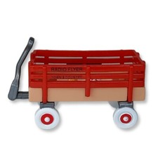 Vintage 1998 Radio Flyer Little Red Toy Wagon 3D Fridge Magnet Tennis  Baseball