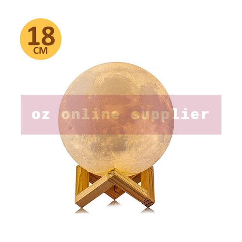 Magical Moon Lamp LED Night Light Moonlight Sensor Remote Control Dimmable 3D - Picture 12 of 16
