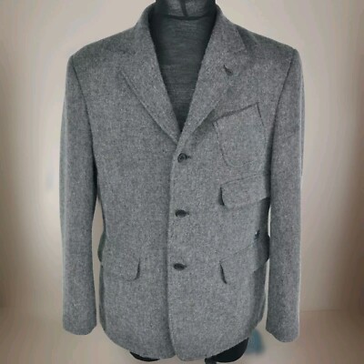Raw Ruston G-Star Raw Ruston Blazer Jacket Wool Gray Men's size 50 | eBay