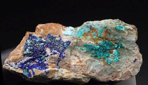 95 Tyrolit Tirolit Azurit Olivenit ca 8x5x3 cm Tangdan China 2021 - Bild 5 von 7