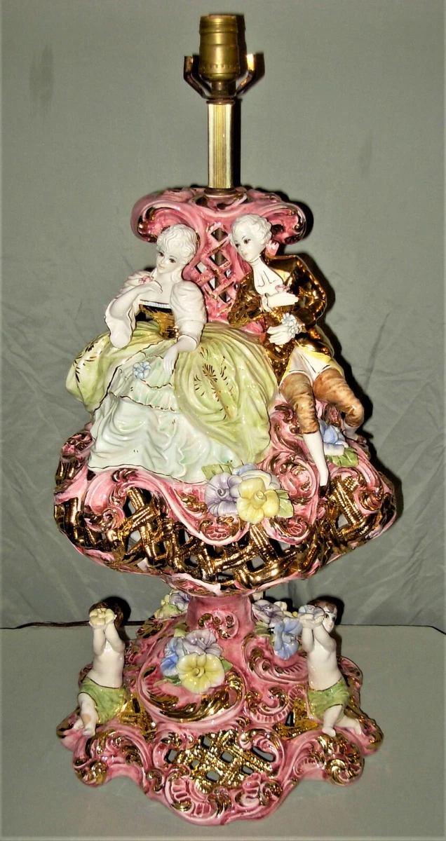Azzolin brothers capodimonte lamp deals