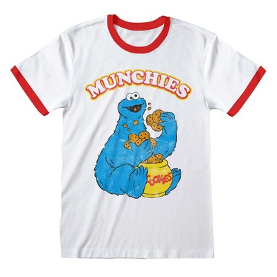 Sesamstraße - Munchies Unise - Tshirt - Small - Unisex - New ringer - D777z