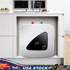 Compact Mini-Tank Storage 8L 110V 1500W Instant Electric Hot Water Heater Shower