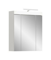 xonox.home Spiegelschrank Inkl. Beleuchtung Viana Badspiegel Weiß 60X70X18 Cm