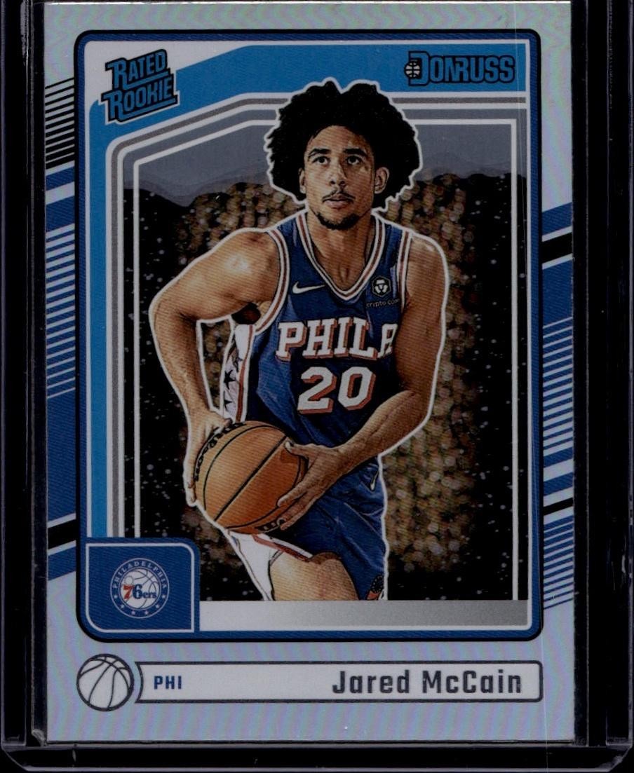 2024-25 Donruss #228 Jared McCain Holo Winter Rated RC