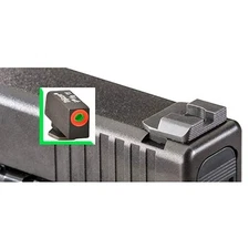 Ameriglo Green Tritium Orange Round Outline Front Sight Set, Glck 42,43 Mode
